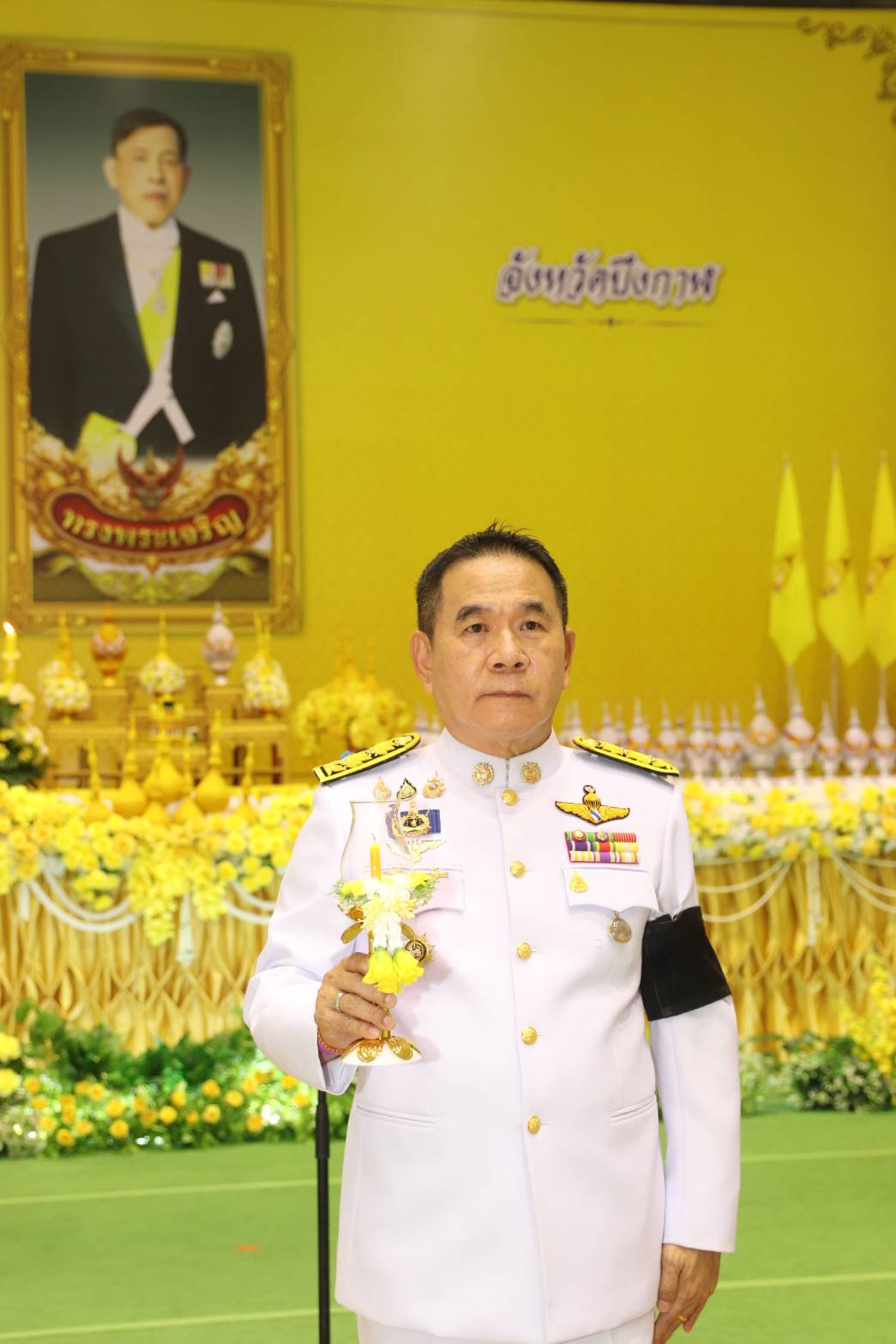 title - พิธีถวายเครื่องราชสักการะและวางพานพุ่ม และพิธีจุดเทียนชัยมงคล เนื่องในโอกาสวันเฉลิมพระชนมพรรษาพระบาทสมเด็จพระเจ้าอยู่หัว